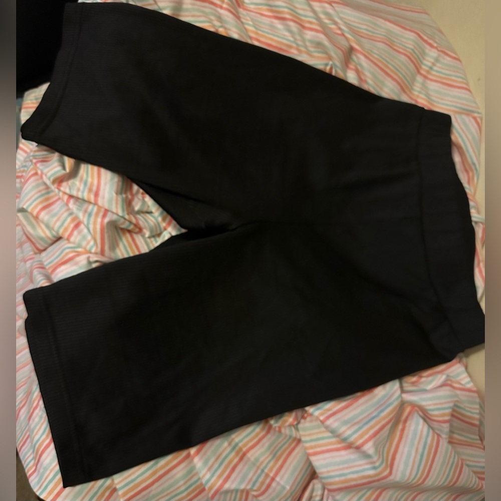 Divided brand shorts size medium black color with ribbed material